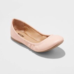 Tan ballet flats
